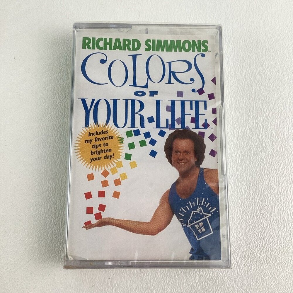 Richard Simmons Colors Of Your Life Cassette Tape Vintage 1998 New Sealed